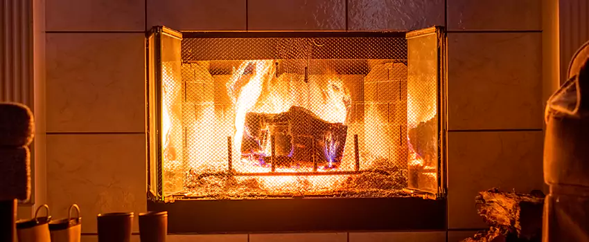 Mendota Hearth Landscape Fireplace Installation in Huber Heights, Ohio