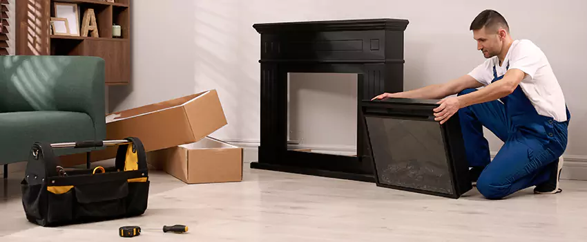 Old Rusted Metal Fireplace Repair And Replacement in Huber Heights, OH